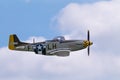 P-51 Mustang World War 2 American fighter aircraft Royalty Free Stock Photo